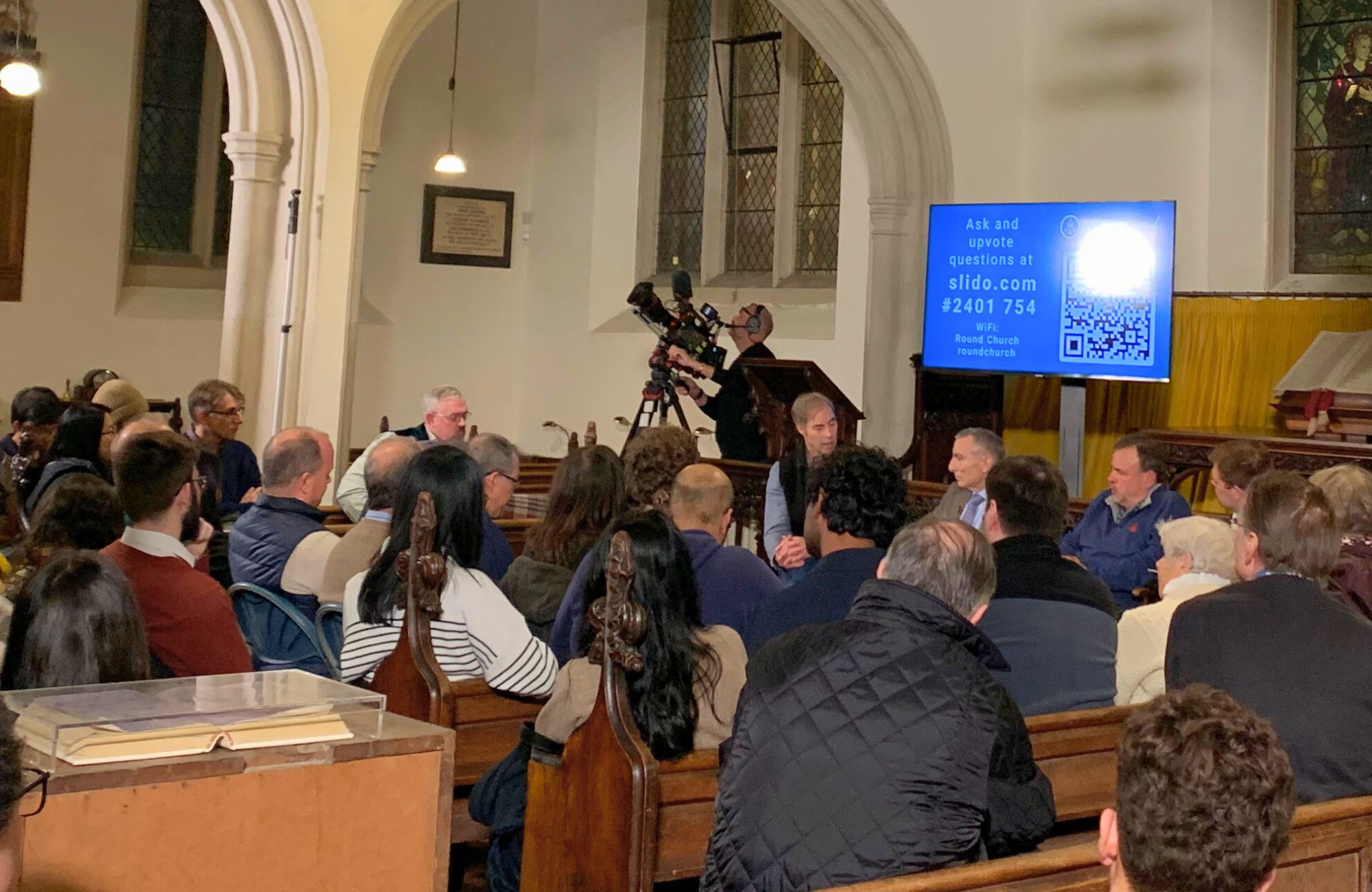 Stephen Meyer, James Tour and Andrew Fellows at 'Any Questions?'