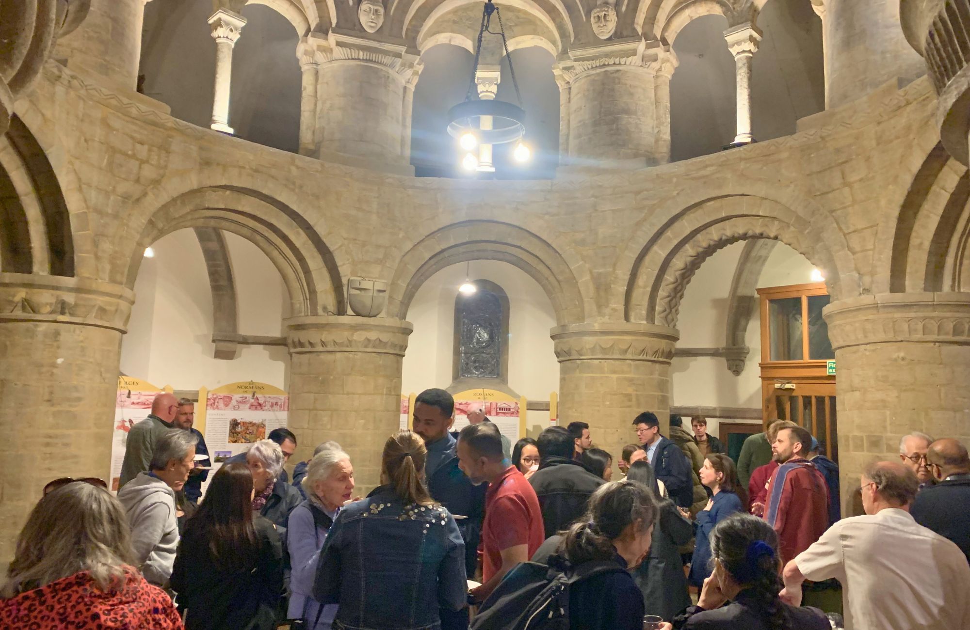 Cheese and wine reception at 'The Resurrection in the Dock' with Stephen Shaw KC