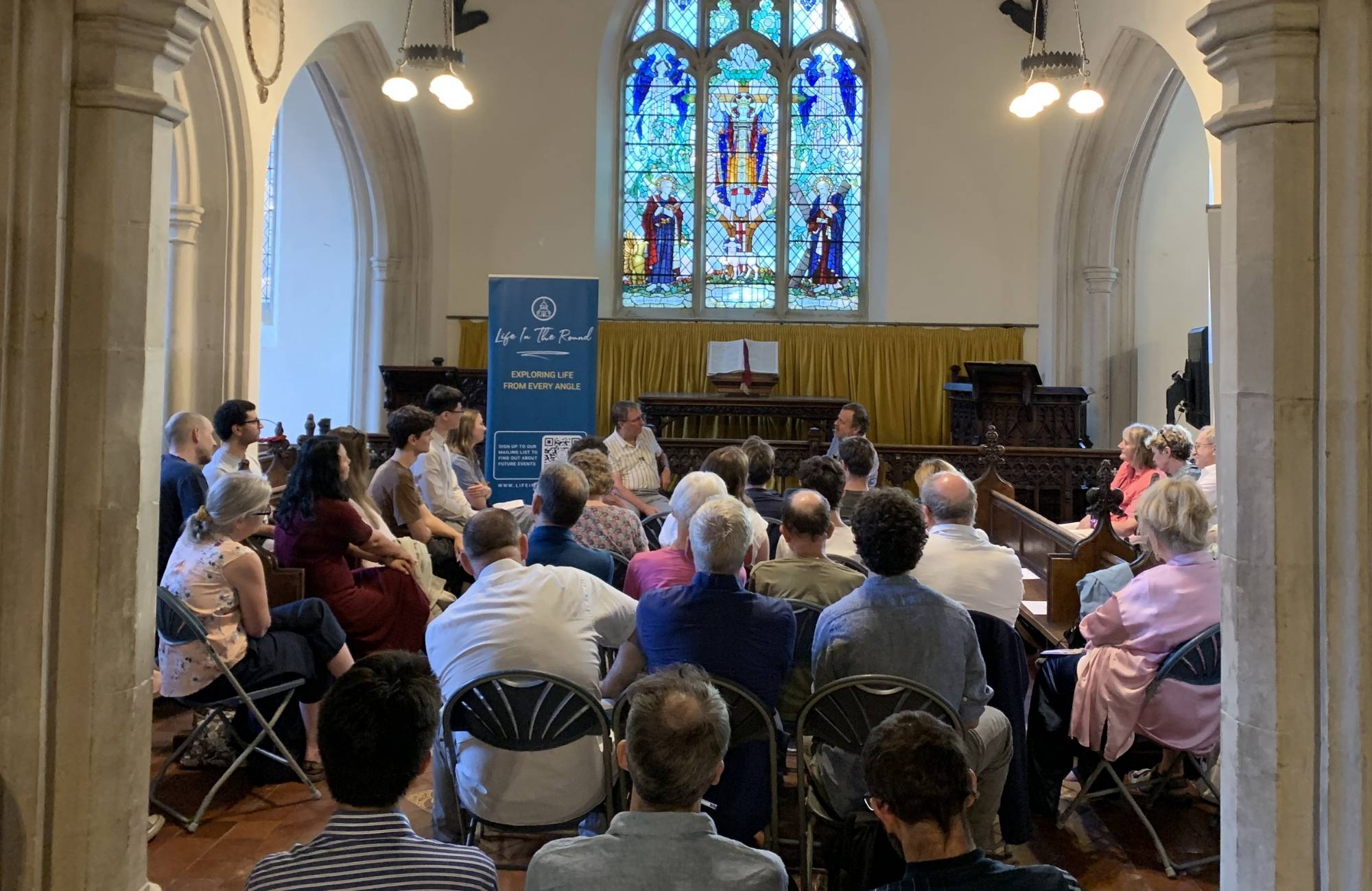 Andrew Fellows and Peter Saunders at 'Can Christianity give us back our humanity?'